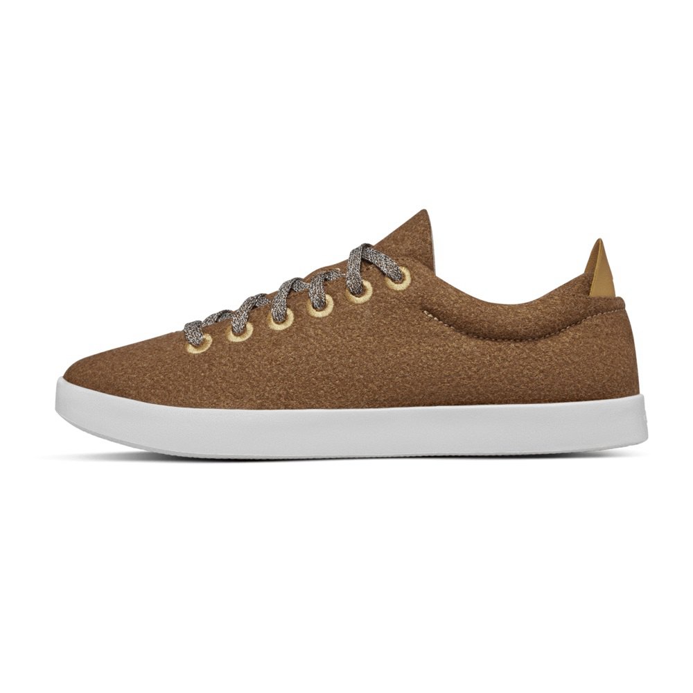 Allbirds Men\'s Sneakers Brown - Wool Pipers - 92375WHUB